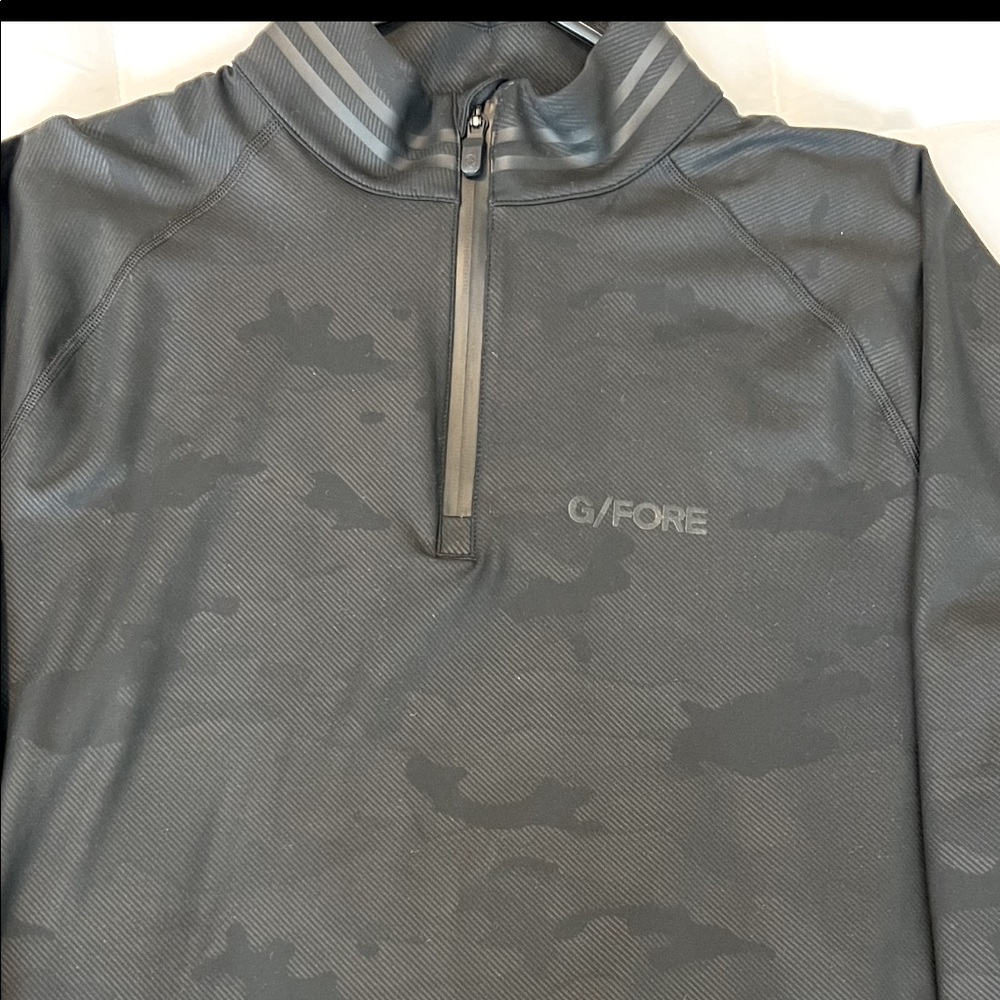 G/Fore Black Camo pullover